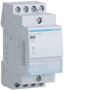 hager Kontaktori hager esl427sdc 2s+2a 25a 12vdc hur