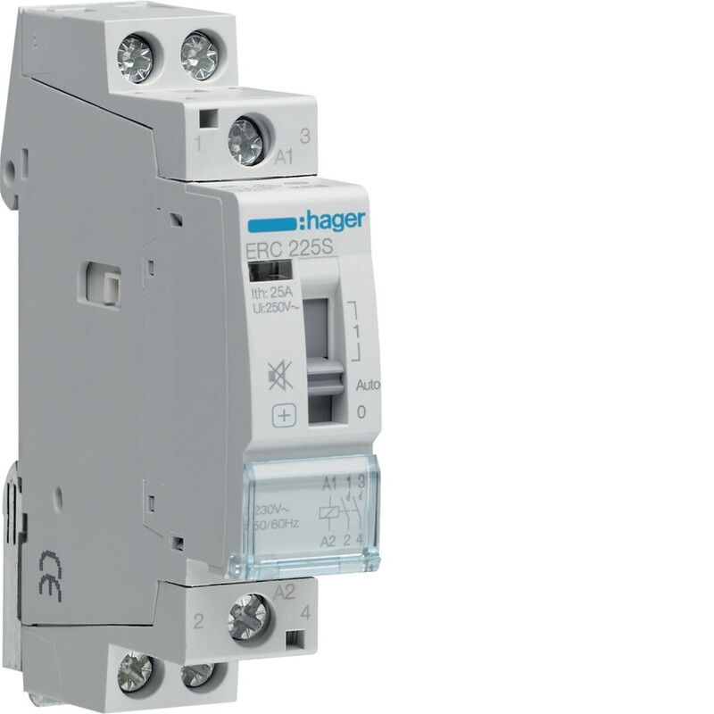 hager Välirele hager erc225s 2s 25a k.230vac hur