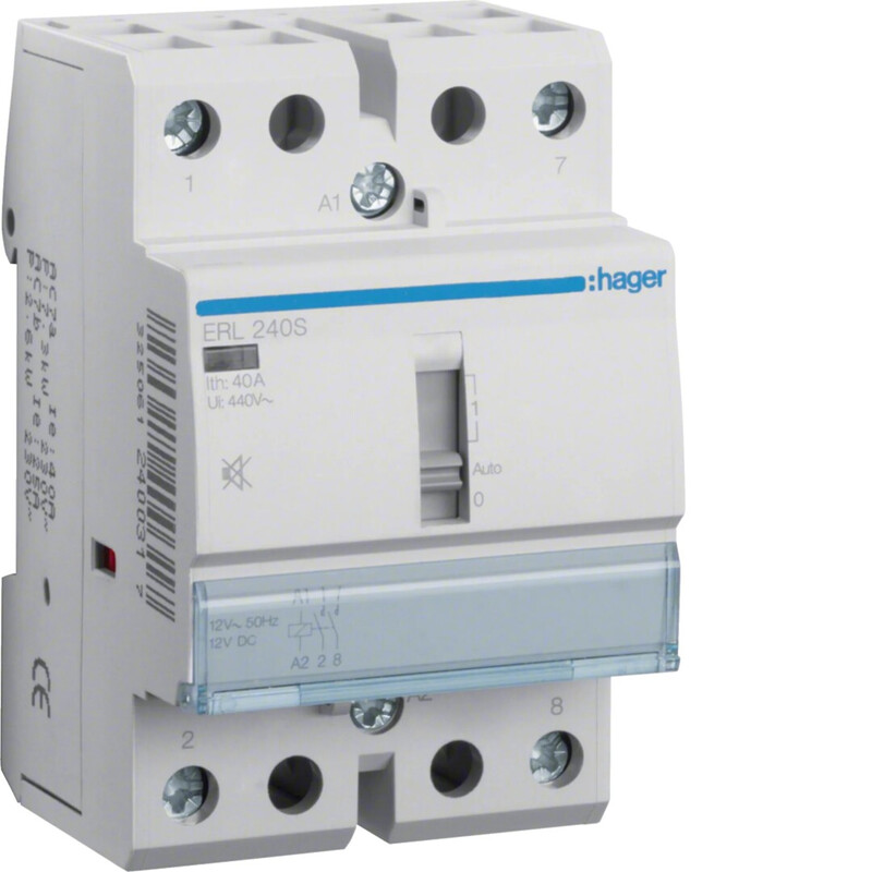 hager Välirele hager erl240s 2s 40a k.12vdc hur