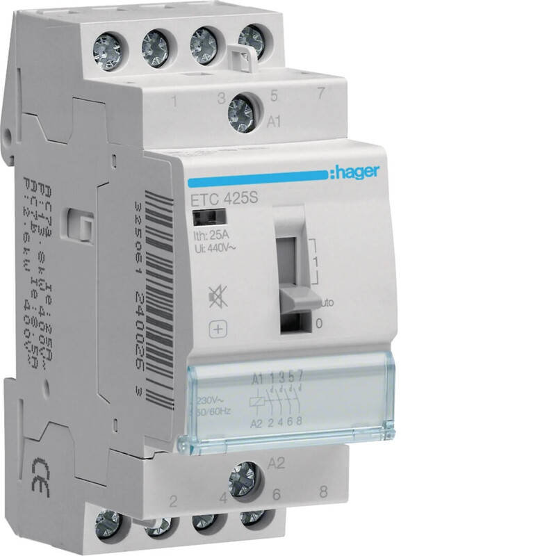 CONTACTOR ETC425S 4NO 25A C.230V TF