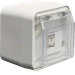 DATAUTTAG 1xRJ45 Kat 6 STP IP55 vit