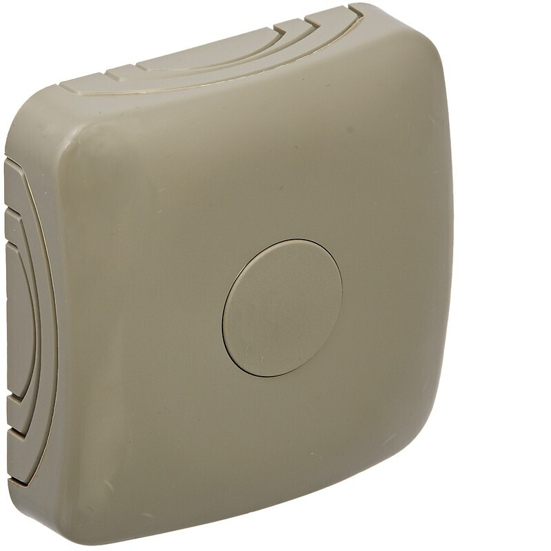 hager Korsningdosa ak100 pvc 100x100 grå