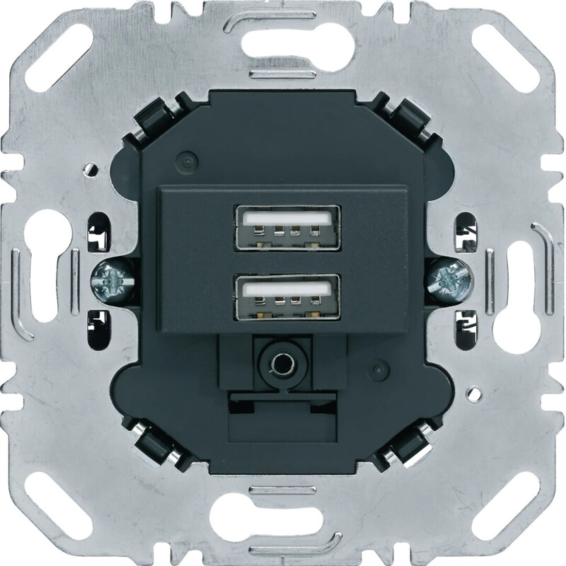 hager Socket-outlet s.1/k.x/q.x/r.x 2usb/3a/230v ur ant
