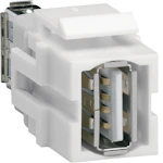 ADAPTERI HAGER VZ20US USB 2.0 A KEYSTONE