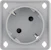 hager Kraftuttag integro flow 1s/16a/250v 1.8mm ukj grå
