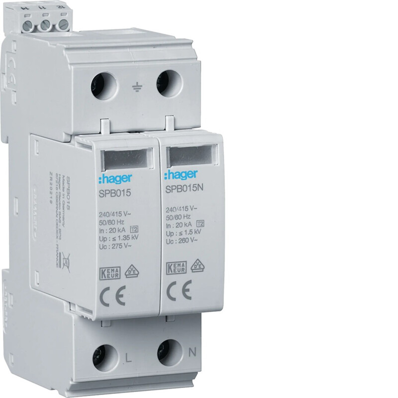 YLIJÄNNITESUOJA KIINTEISTÖ SPB215 2N T2 1.35KV 20KA HÄL