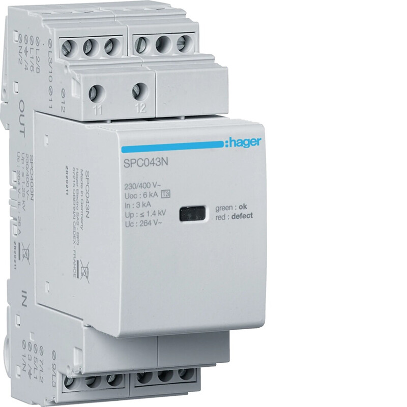 YLIJÄNNITESUOJA KIINTEISTÖ SPC403N 4N T3 1.4KV 3KA HÄL