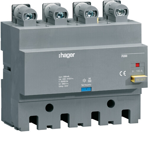 JORDFELSBLOCK P250 4P 160A 30mA