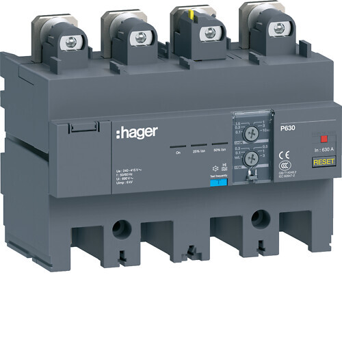 hager Rcd block p630 4p 630a 0.1-10a