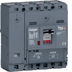 hager Kompaktikatkaisija hager p160 tm 4n 25a 70ka