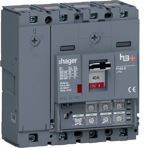 EFFEKTBRYTARE P160 LSI 4P 40A 70kA