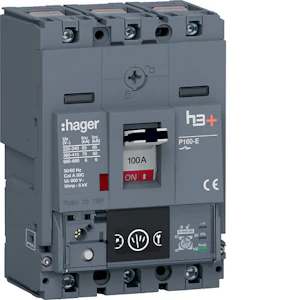 hager Kompaktikatkaisija hager p160 energy 3n 100a 70ka