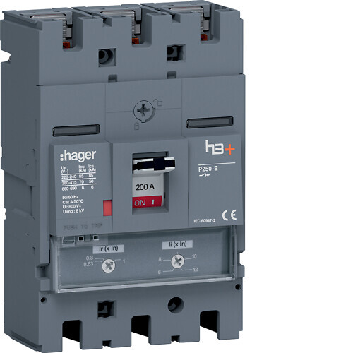 EFFEKTBRYTARE P250 TM 3P 200A 70kA