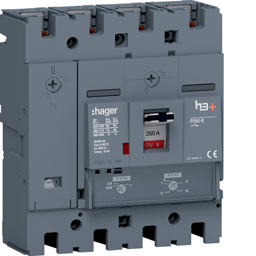 EFFEKTBRYTARE P250 TM 4P 250A 70kA