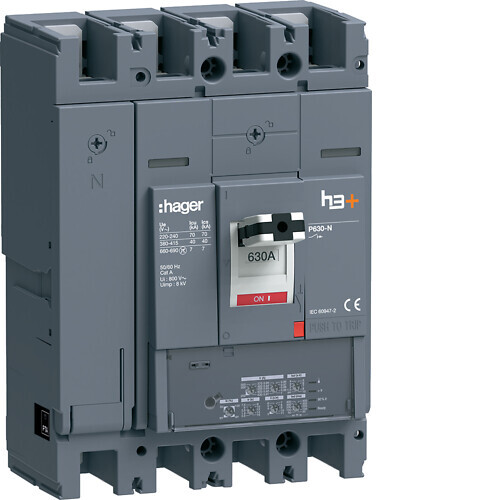 EFFEKTBRYTARE P630 LSI 4P 630A 40kA