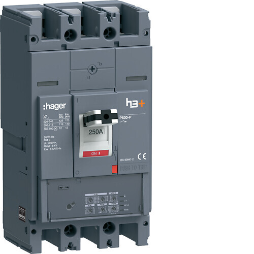 KOMPAKTIKATKAISIJA HAGER P630 LSI 3N 250A 110kA