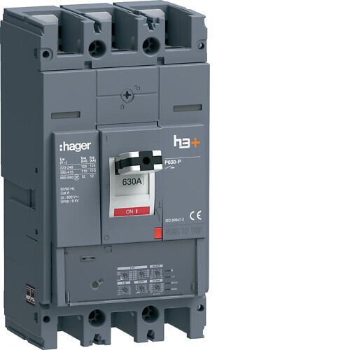KOMPAKTIKATKAISIJA HAGER P630 LSI 3N 630A 110kA