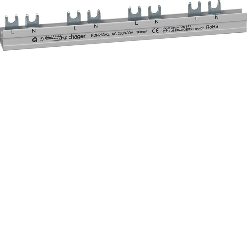 hager Virtakisko kdn263az 2n 10mm2 arfxxxd 12m
