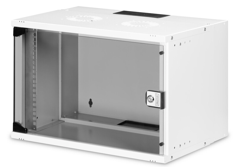 WALL CABINET 7U 400MM FLAT PACK
