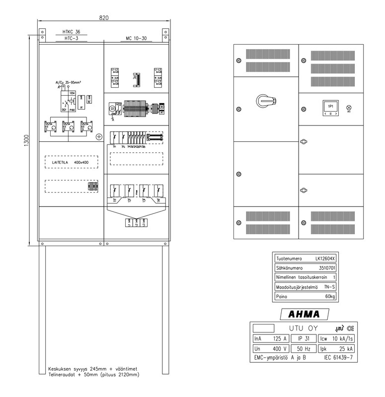 utu Kabelskåp e-mobility ahma lk12604x