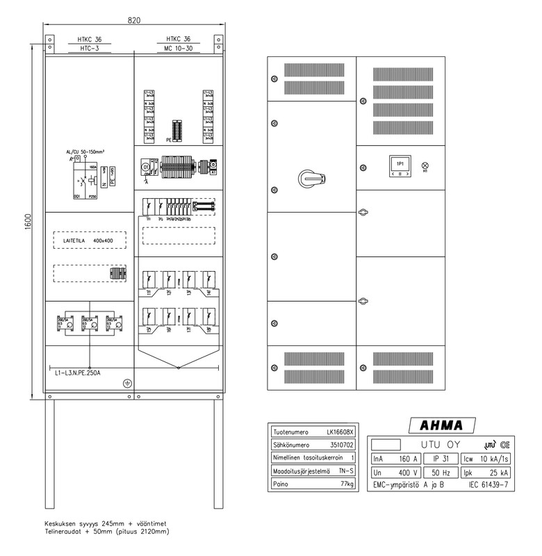 utu Kabelskåp e-mobility ahma lk16608x