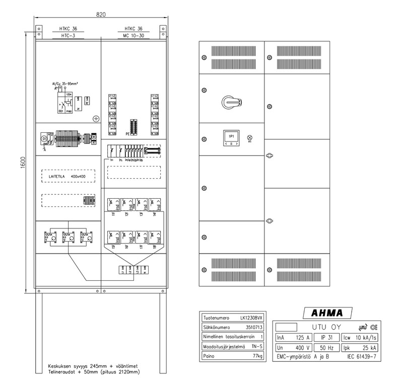 utu Kabelskåp e-mobility ahma lk12308vx