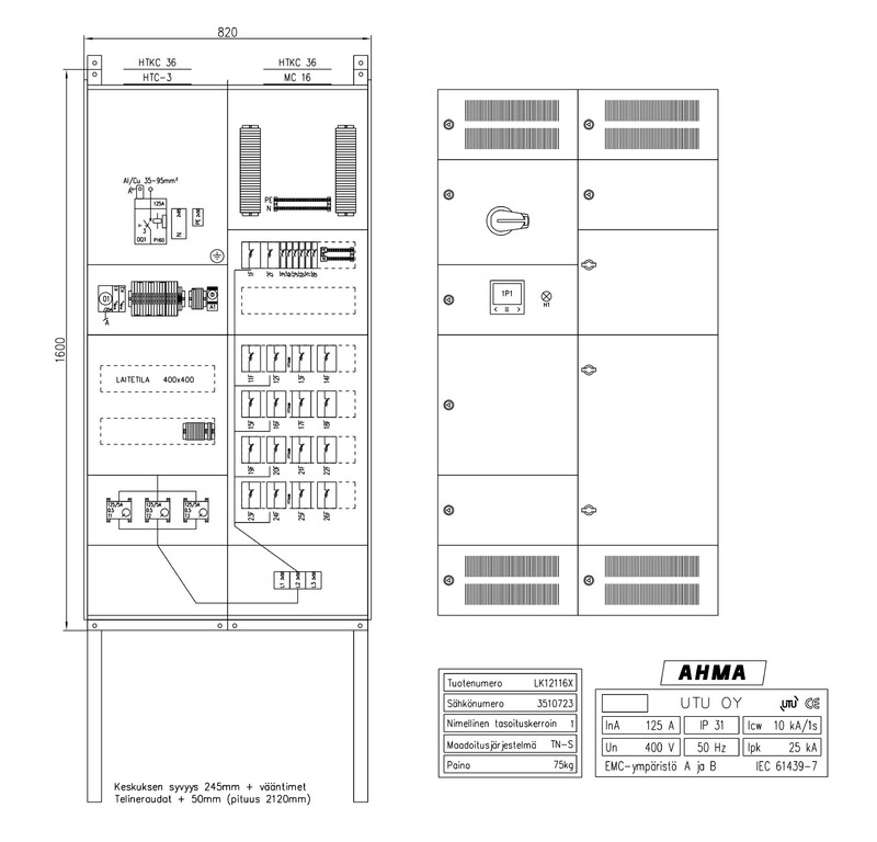 utu Latausasemakeskus ahma lk12116x