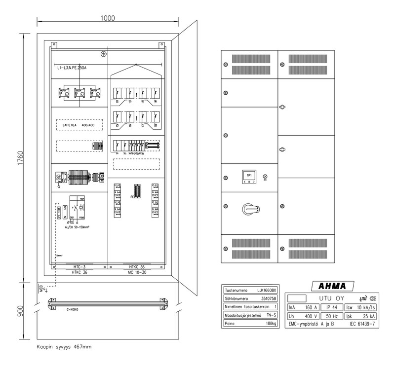 utu Latausasemakeskus ahma ljk16608x