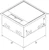 hager Floor box electraplan.ve-ee udkq06 pa 200x200x95 gray
