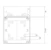 hager Floor box electraplan.ve-ee udkq12 pa 243x243x95 gray