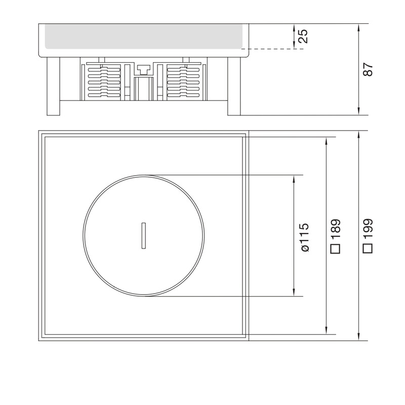 hager Lattiarasia electraplan.ve-ee ekq060 rst 200x200 putki 25mm