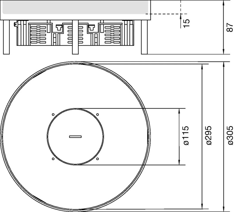 hager Golvdosa electraplan.ve-ee r12 rst d306 tm 15mm 20kn