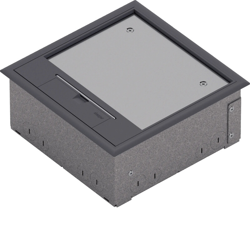 hager Floor box electraplan.ve-ee udkq06 pa 200x200x95 gray