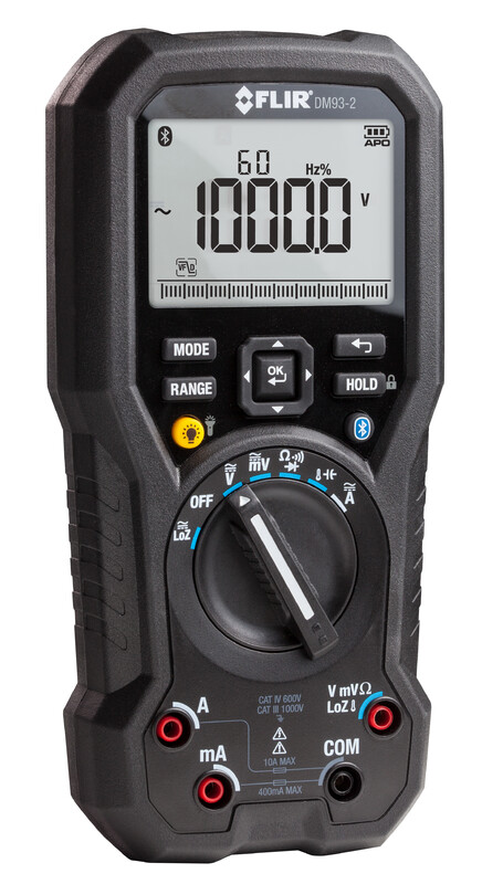 flir Multimeter digital flir flir dm93-2 trms