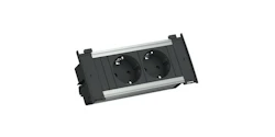 SOCKET-OUTLET PANEL KAPSA XS, 2 X SOCKET-OUTLET