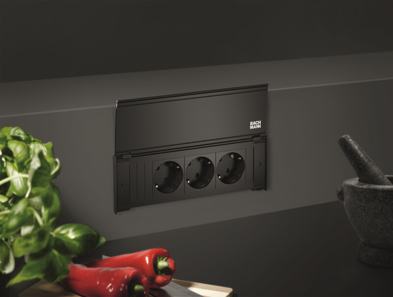 bachmann Socket-outlet kapsa kapsa s set, black