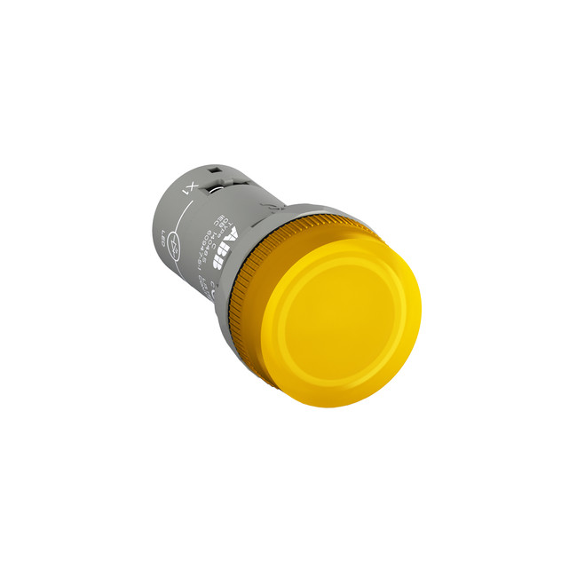 INDICATOR LAMP LED YELLOW, 230V AC