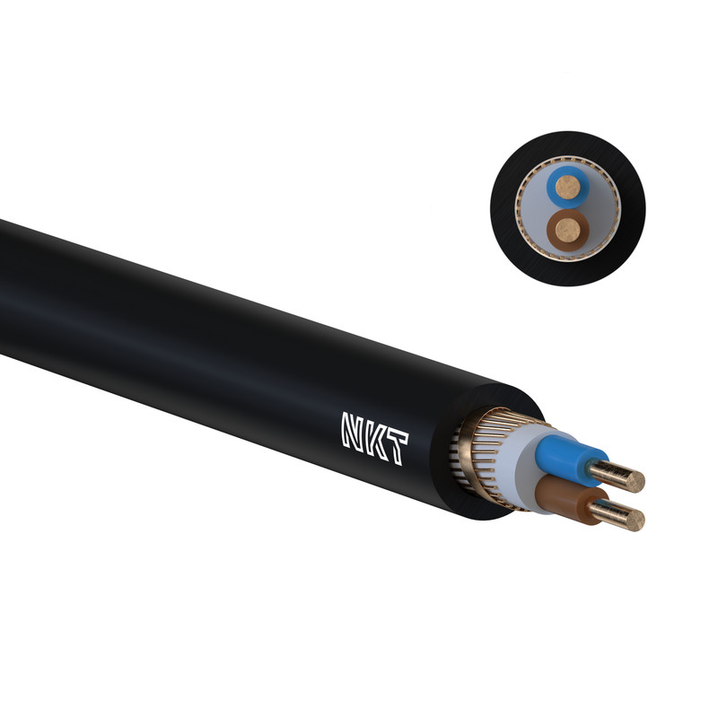 nkt Copper power cable-hf nkt xcmk-hf 2x2,5+2,5 re pk150 dca