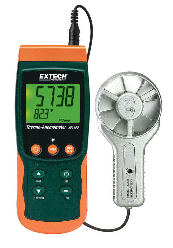 DATALOGGER EXTECH VANE ANEMOMETER/DATALOGGER