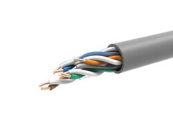 DATAKABEL-HF CAT6 CAT6 U/UTP 4p Dca L305 GRÅ