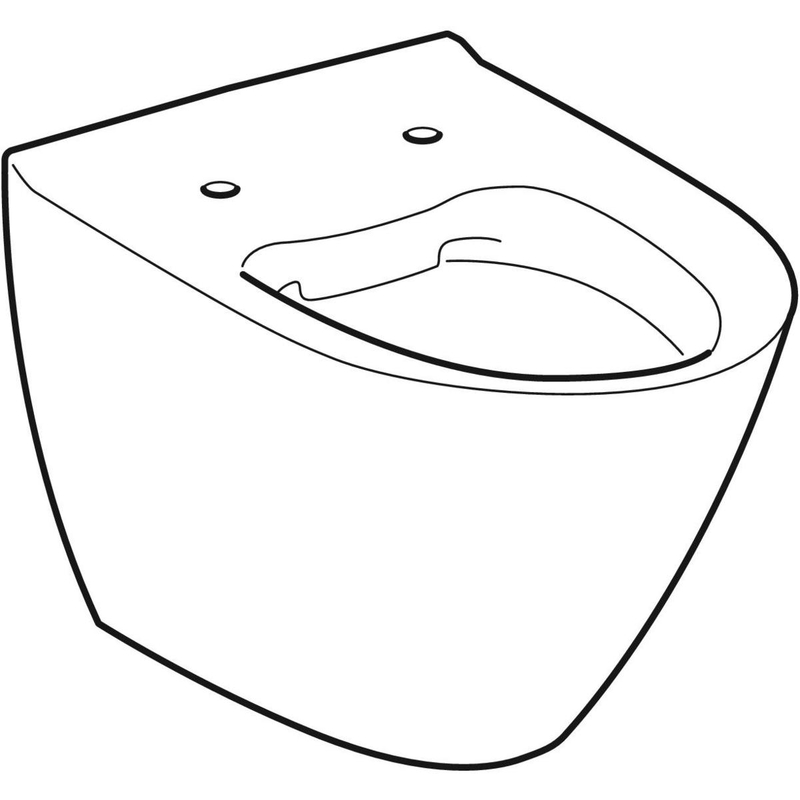 ido Toilet wall-hung no seat ido glow art 520mm