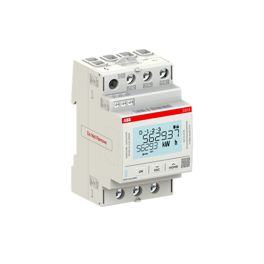 abb smart buildings Energiamittari din abb 3v, 65a, mid lk.b, pulssi