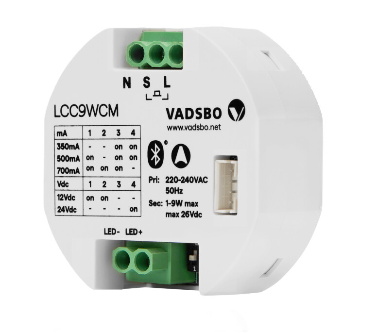 CONTROL UNIT VADSBO CASAMBI DIM/DRIVER UP TO 9W