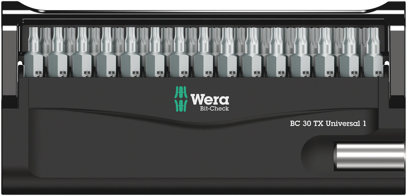 wera Screwdriver bit set wera bit-check 30 tx universal 1 sb