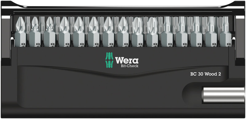wera Ruuvauskärkisarja wera bit-check 30 wood 2 sb