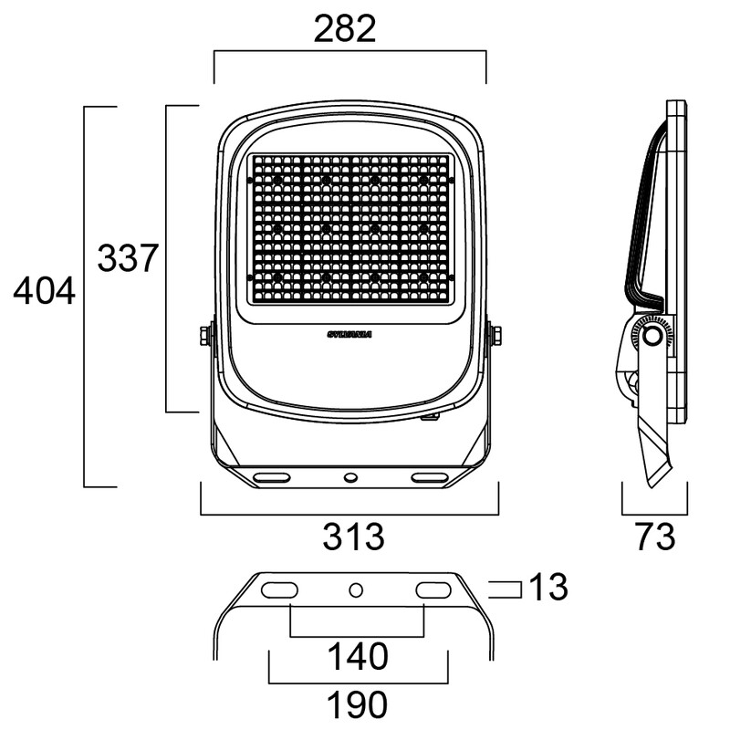 sylvania Valonheitin kalani ip66 150w 21klm 840 asy