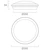 sylvania Påputs armatur start surface ip54 300mm 500-2000lm 830/840