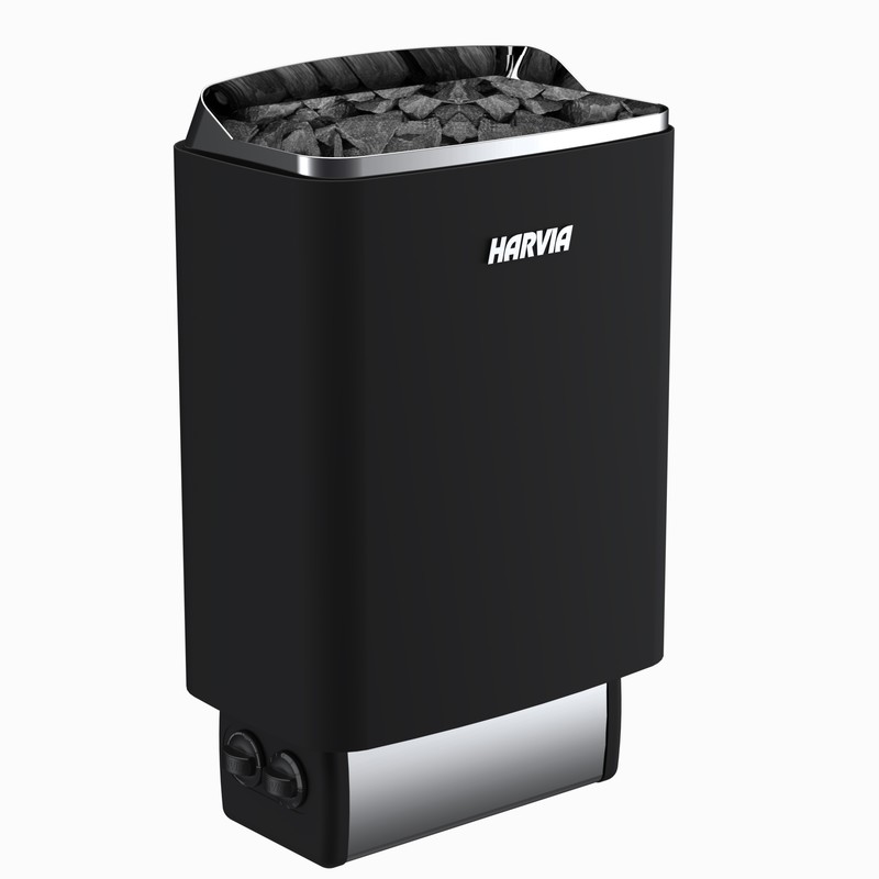 SAUNA HEATER WALL MOUNTED HARVIA TOP STEEL M60 MUSTA