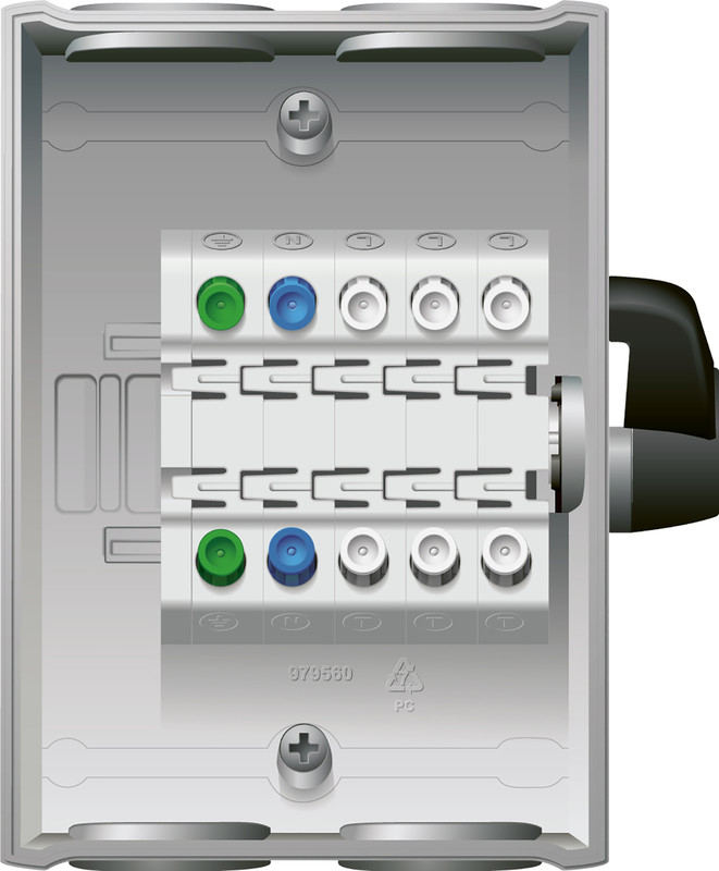 norwesco Safety switch norwesco saq 216 2x16a 500v 7,5kw ip65