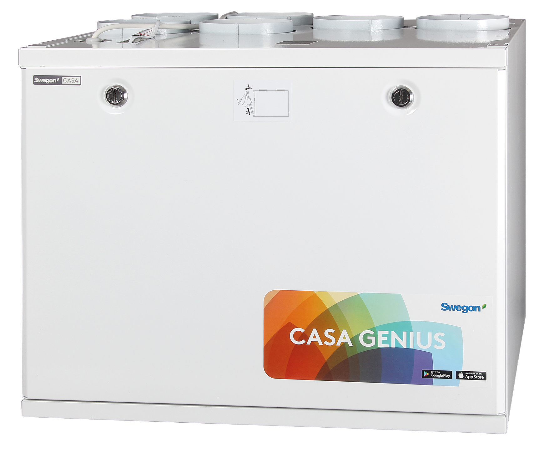 HEAT RECOVERY UNIT SWEGONCASA ILTO 300-400 GENIUS R RH+CO2
